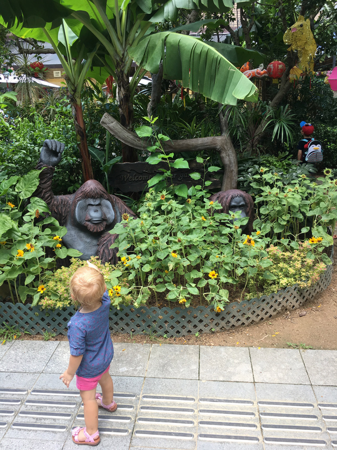 Toddler at Hong Kong Zoo