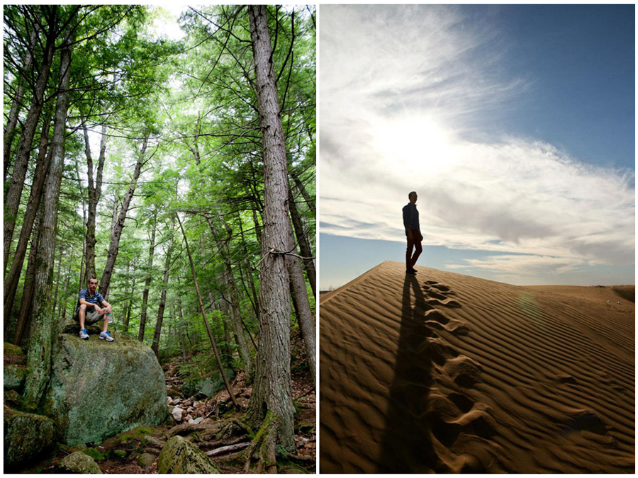 From pines to dunes