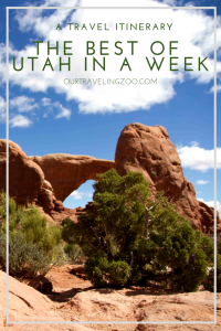 Do you have a week to spend in Utah? Check out our best of Utah itinerary