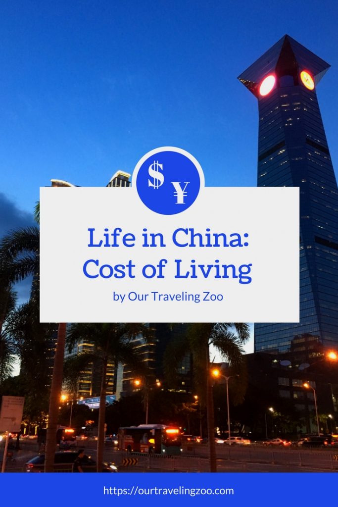 Cost of Living in Shenzhen