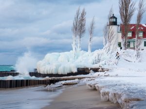 Point Betsie Lighthouse Winter