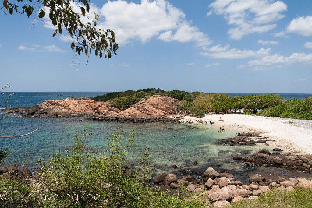 Pigeon Island off the coast of Nilaveli, near Trincomalee, Sri Lanka