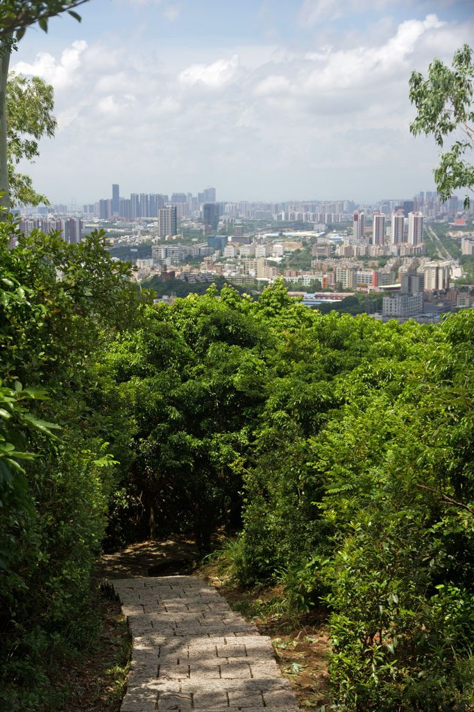 Tanglang Mountain Hiking Trail Shenzhen China