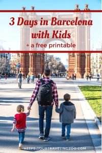 We spent 3 days in Barcelona with kids and lived to tell about our fantastic trip.
