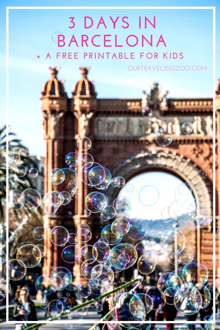 3 days in Barcelona with kids