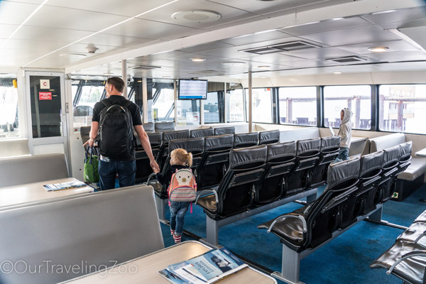 San Juan Clipper on the inside