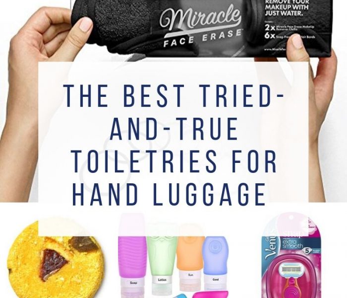 toiletries for hand luggage