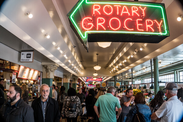 Inside the Pike Place Market